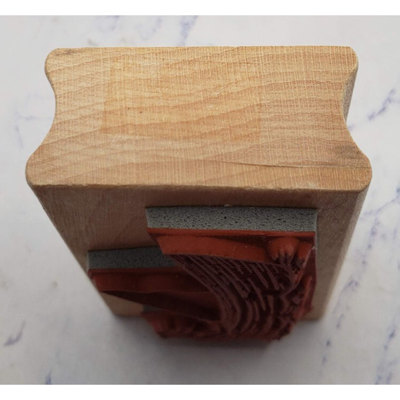 Lazy Days Fishing Great Impressions E312 Wood Mounted Rubber Stamp - Picture 5 of 7